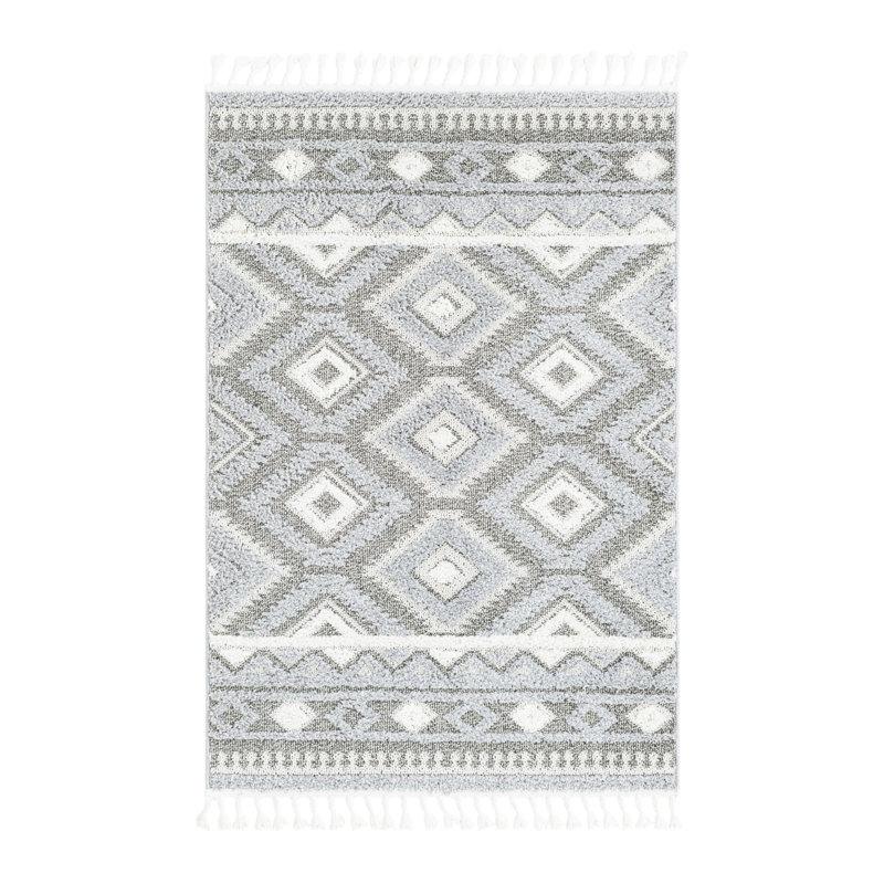 Jerris Geometric Indoor Rug, Rectangle 4'1" x 6'1"