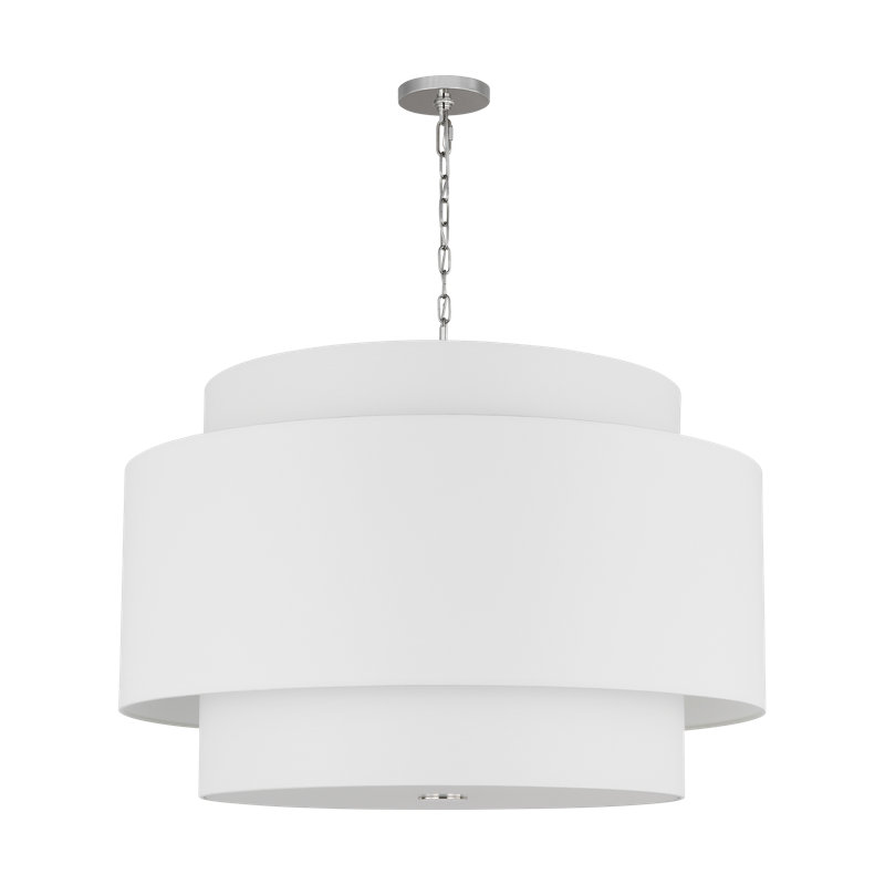 Sawyer Pendant, 27.38" H x 15" W x 15" D, 1, Blonde/Burnished Brass