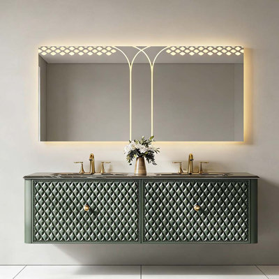 French Vintage-Style Bathroom Vanity