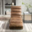 Chaise longue de massage en lin d'intérieur avec télécommande, longue chaise de massage électrique ergonomique avec 5 modes pour le bureau, le salon, la chambre à coucher (café)