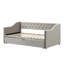 Lit de jour simple tapissier avec lit gigogne-233575876