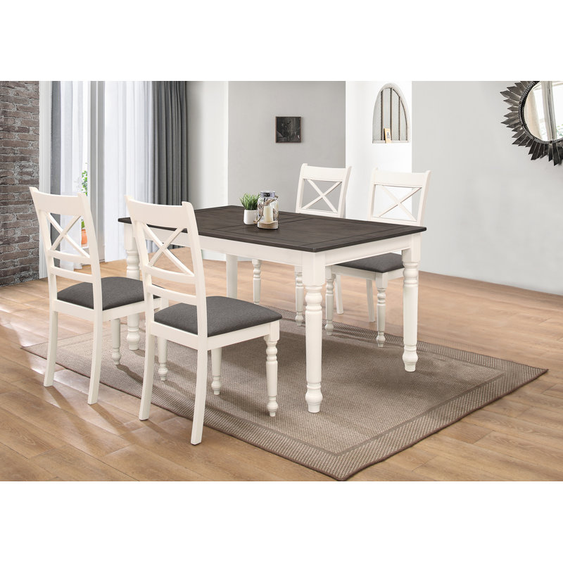 Wilsall Four Leg Dining Set, 5