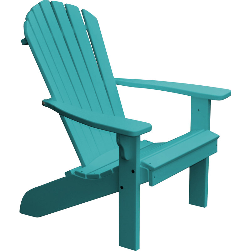 Addilyn Outdoor Adirondack Chair, Aruba Blue