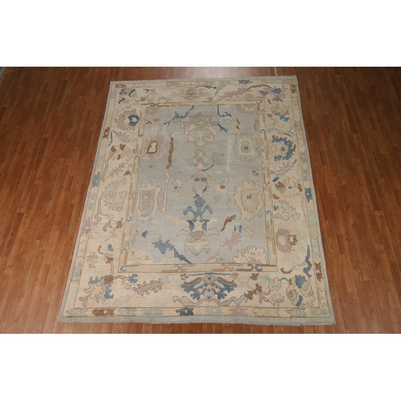 Vegetable Dye Oushak Turkish Area Rug 8x10