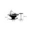 Table basse ronde en marbre avec soucoupe volante-1344484367-1344484365