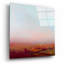 «Misty Orange And Red» par William Mccarthy, art mural en verre acrylique, 24 po x 24 po-50658833