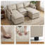 U-Shaped Modular Sectional Sofa with Storage-151181434-162016696