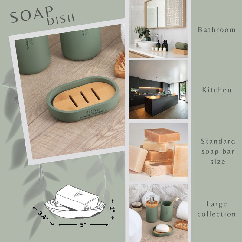 Porte-savon Willis, Vert