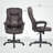 PU Leather Executive Desk Chair with Adjustable Height and Swivel Wheels, High Back Ergonomic Office Chair, For Home and Office