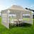 180" W x 118" D Pop Up Canopy Tent Heavy Duty with 4 Sidewalls, Waterproof Party Tent, Easy Set-up Commercial Instant Tents-103979203