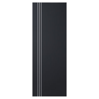 Glam G-Pro 004 Soft Black Laminated Modern Interior Door Slab Only 28in x 84in