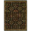 Hermon Hand Knotted Wool Oriental Area Rug in Black-989494706