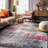 Raimunda Abstract Performance Gray/Pink/Ivory Multi Rug-2040749667