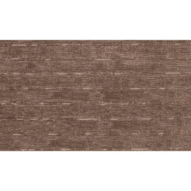 Hand Knotted Area Rug in Mulberry/Brown, Rectangle 10' x 14'
