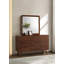 Commode 6 tiroirs avec miroir Kegan