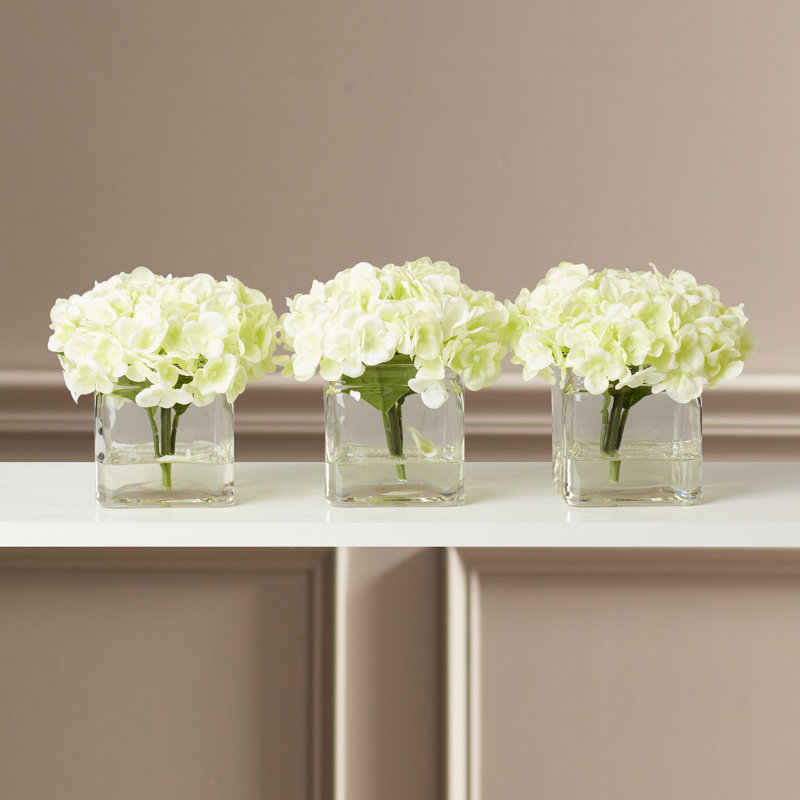Hydrangea Arrangement in Vase