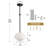 1 - Light Glass Single Pendant-1373392720