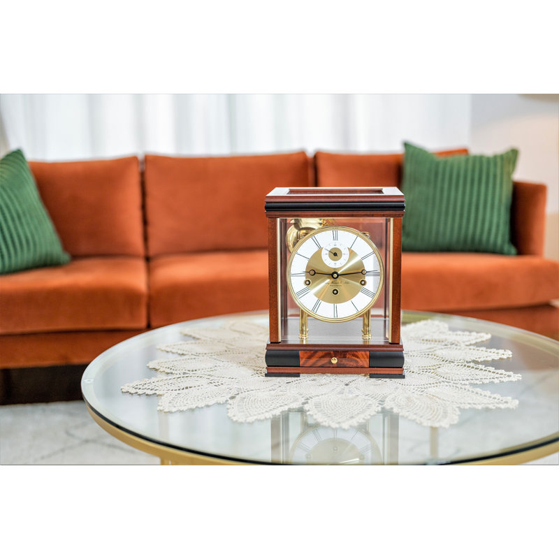 Bergamo Mechanical Clock, Brown