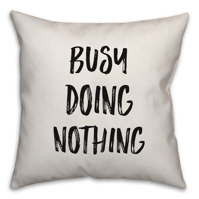 Coussin Busy, 20 po x 20 po