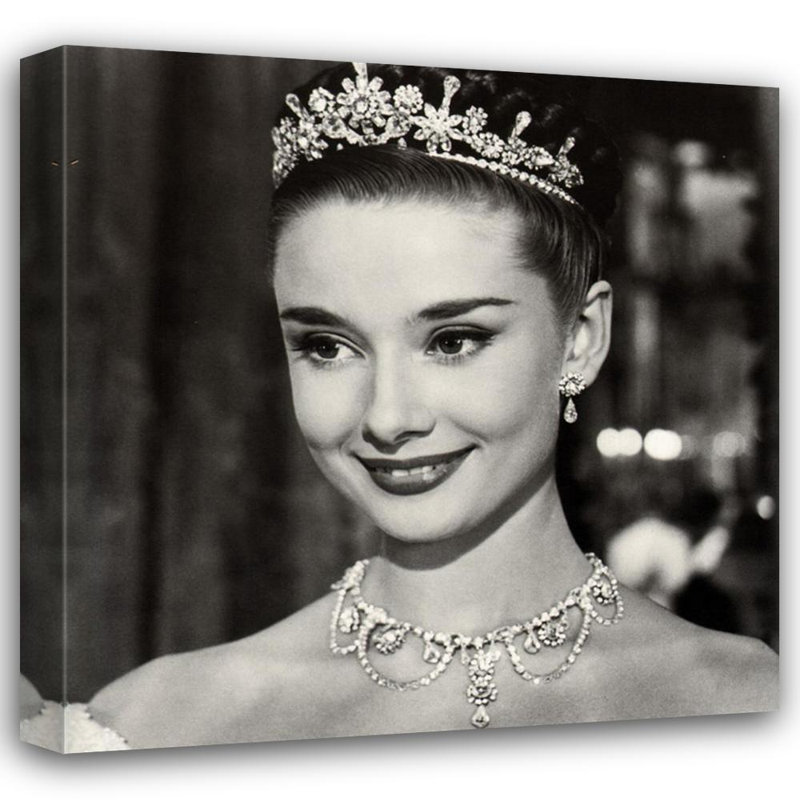 Audrey Hepburn (Princess), 28" H x 28" W