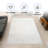 (5' x 8' ft) Hand Tufted Wool Carpet with Latex Back, Anti-Skid Carpet-1326837283