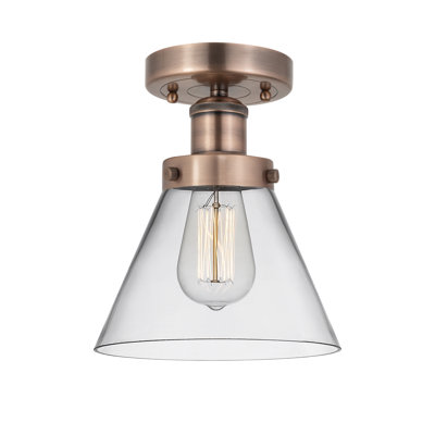 Plafonnier semi-encastré 1 lumière Cone
