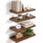 Wall-Mounted Floating Shelves for Bedroom, Living Room (Set of 4)