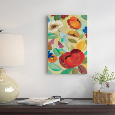 « summer floral panel ii », reproduction d’art sur toile tendue
