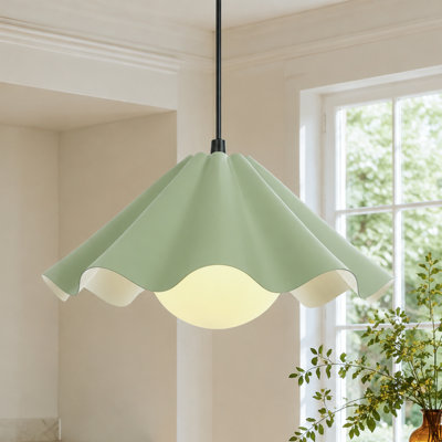 Luminaire suspendu 1 lumière à intensité variable bleu