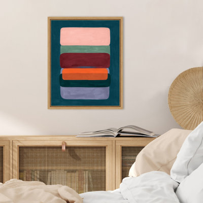 Layered Cake II by Grace Popp Framed Canvas Wall Art Print