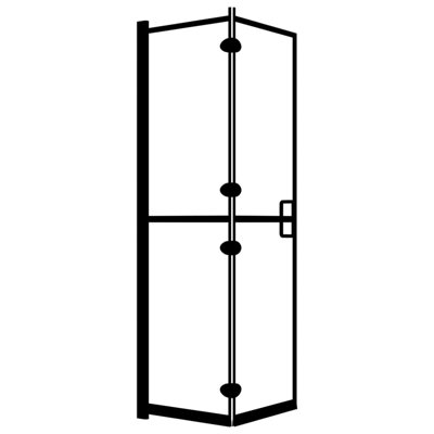 Hower Folding Rectangle Shower Enclosure