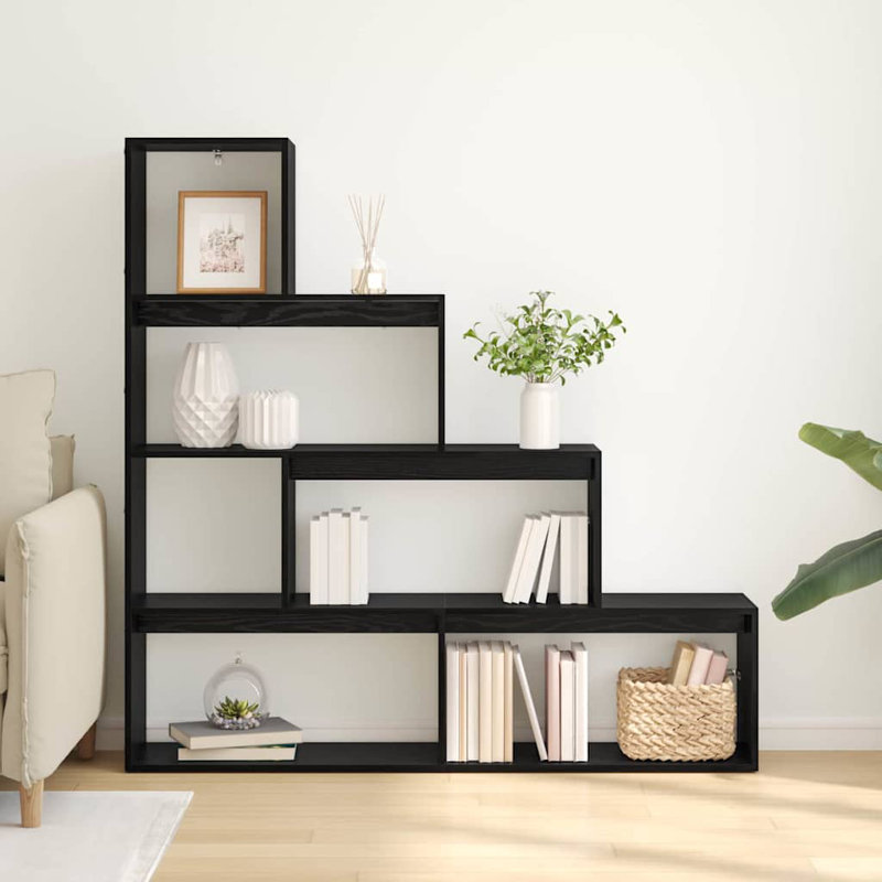 Step Bookcase, (3 Shelves) 143.5cm. H x 143.5cm. W x 29cm. D