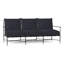 Roma 77" Wide Outdoor Patio Sofa with Cushions-642542700-686550282
