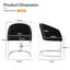 49.5cm H Upholstered Armchair & Metal Dining Chair - Load 140 kg-76053653-93239518