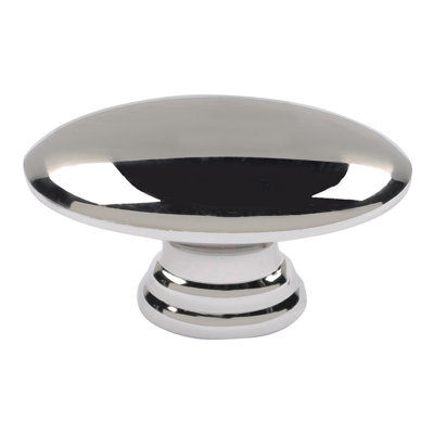 Egg 1 1/2" Length Oval Knob