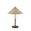 Lampe de table en bois massif et métal Florina