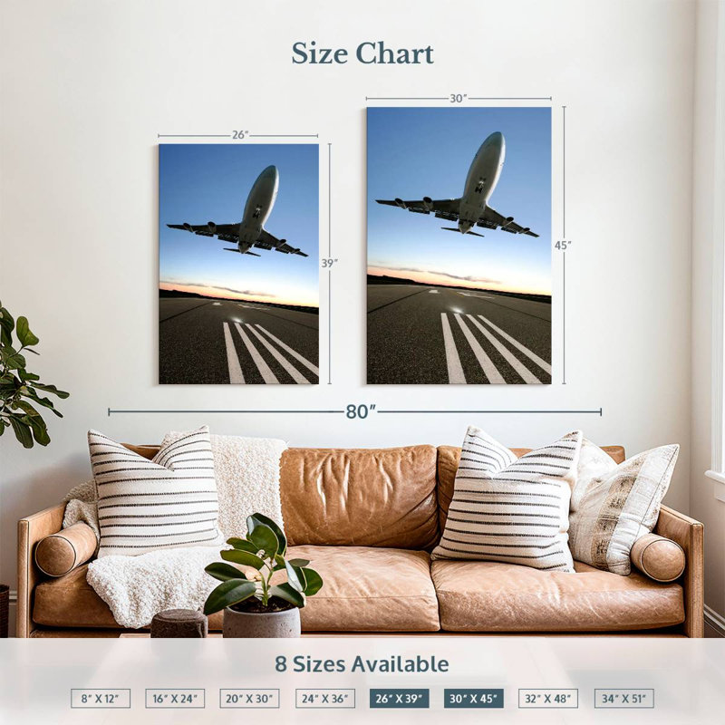 Mehar Landing Jet, 39" H x 26" W