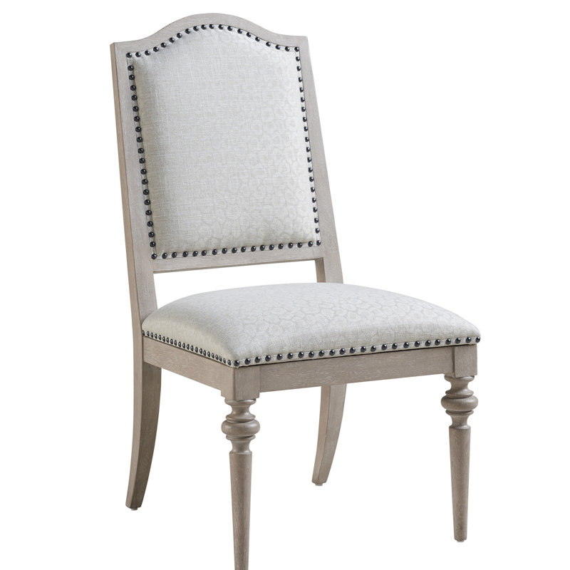 Almeria Upholstered Dining Chair, Ivory, White Sand