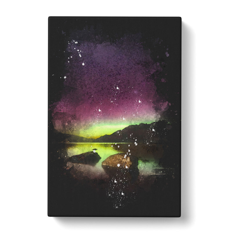 Aurora Australis Southern Lights - Wrapped Canvas Graphic Art Print, 76cm H x 50cm W x 3cm D, Wrapped Canvas