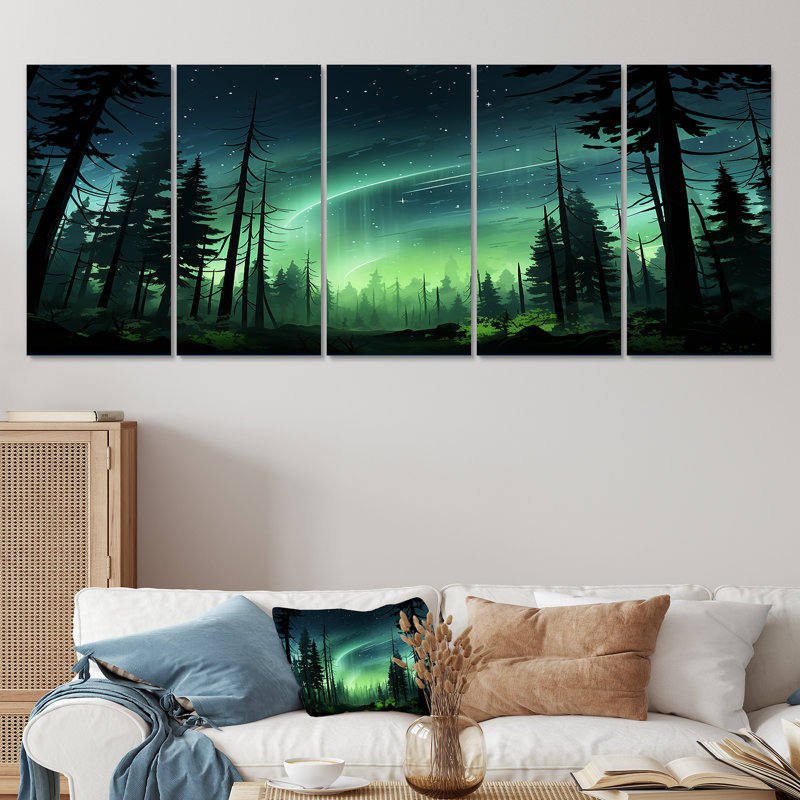 Ensemble d'art mural canadien 5 pièces, H 28 po x l 60 po