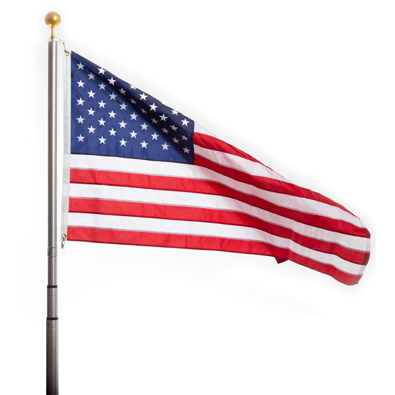 Mât de drapeau Naugatuck, 204 po