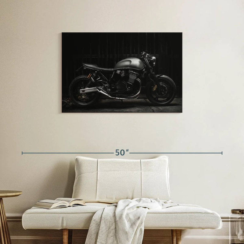 Moto noire Mehar, H 24 po x l 36 po