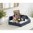 Norvan Hexagon Decorative Tray with Metal Handles-1804291031