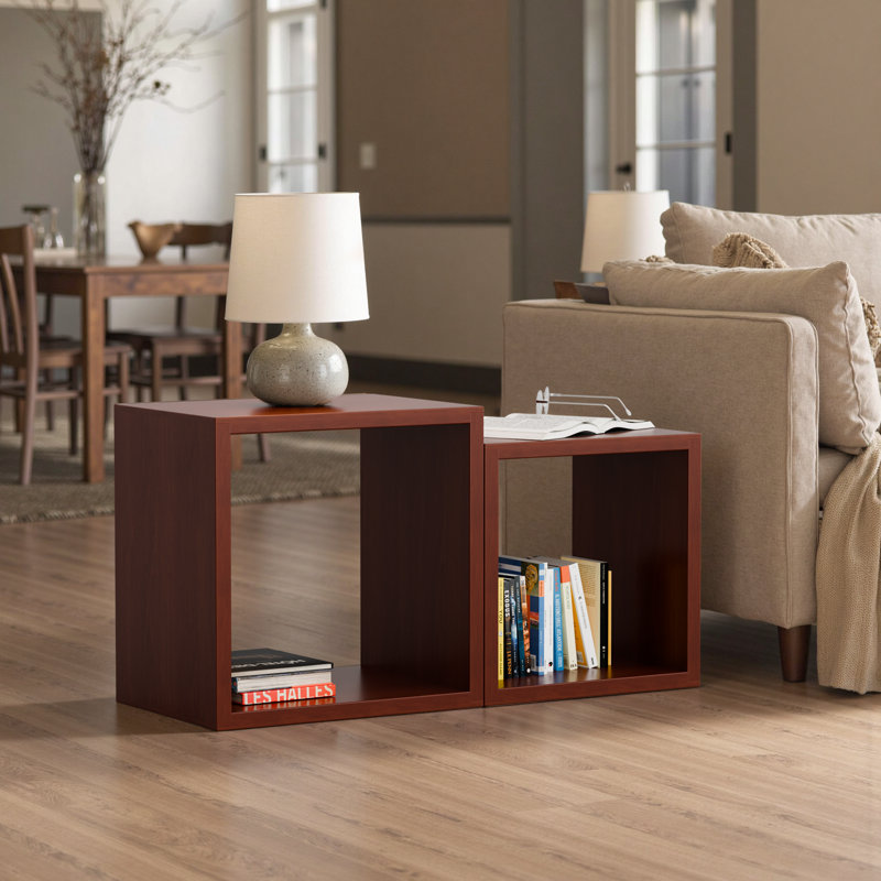 Flanigan Solid Wood Nesting Tables, Cognac
