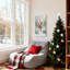 «Christmas Snowy Desert Reindeer Christmas Cactus Scene», ensemble de 3 impressions sur toile-1671533541