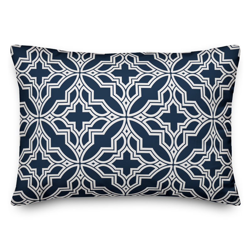  Coussin Geo, Bleu marine