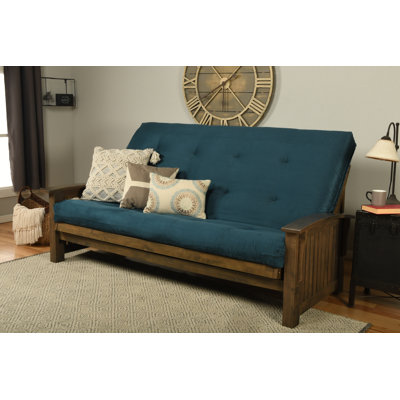 Grand futon et matelas à dossier large de 87 po Stratford