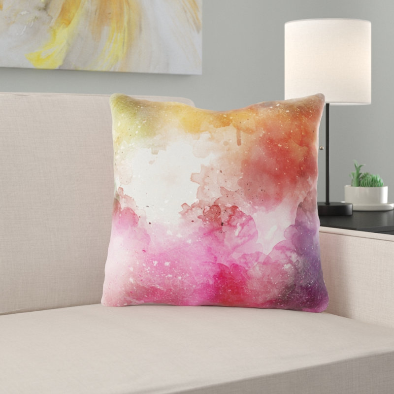Housse et insert de coussin d'extérieur carré Tessio, Microsuède, Intérieur