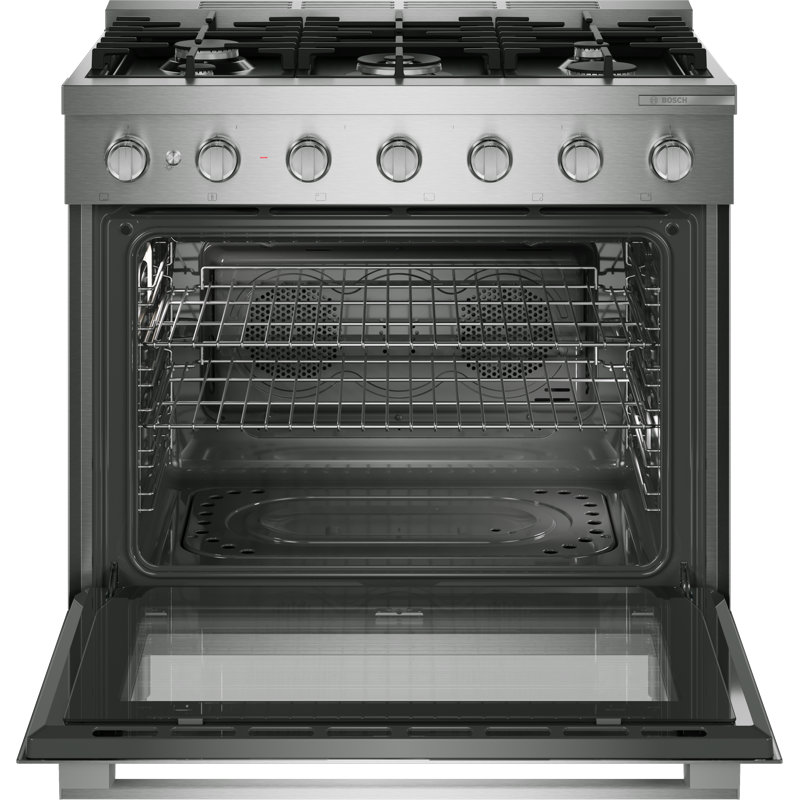 500 Series, 36" Industrial Style Gas Range,  SS
