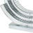 Calderwood Contemporary Glass Abstract Console Table